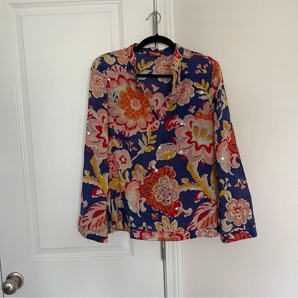 Tory Burch Stephanie Sequin Tunic